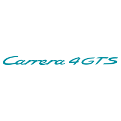 Sticker Porsche 911 Carrera 4 GTS en turquoise