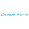 Sticker Porsche 911 Carrera 4 GTS en turquoise