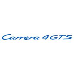 Sticker Porsche 911 Carrera 4 GTS en bleu