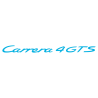 Sticker Porsche 911 Carrera 4 GTS en bleu clair