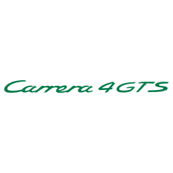 Sticker Porsche 911 Carrera 4 GTS en vert