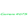 Sticker Porsche 911 Carrera 4 GTS en vert lime