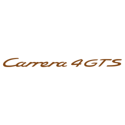 Sticker Porsche 911 Carrera 4 GTS en brun