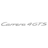 Sticker Porsche 911 Carrera 4 GTS en argent