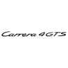 Sticker Porsche 911 Carrera 4 GTS en noir mat