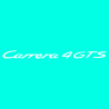 Sticker Porsche 911 Carrera 4 GTS en pochoir pour peinture