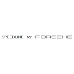 Sticker Jantes Speedline for Porsche en gris foncé