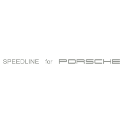 Sticker Jantes Speedline for Porsche en gris clair