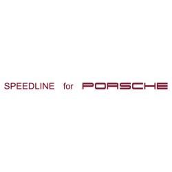 Sticker Jantes Speedline for Porsche en bordeaux