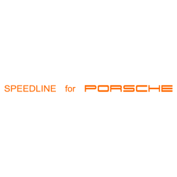 Sticker Jantes Speedline for Porsche en orange