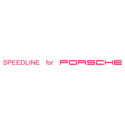 Sticker Jantes Speedline for Porsche en fuchsia