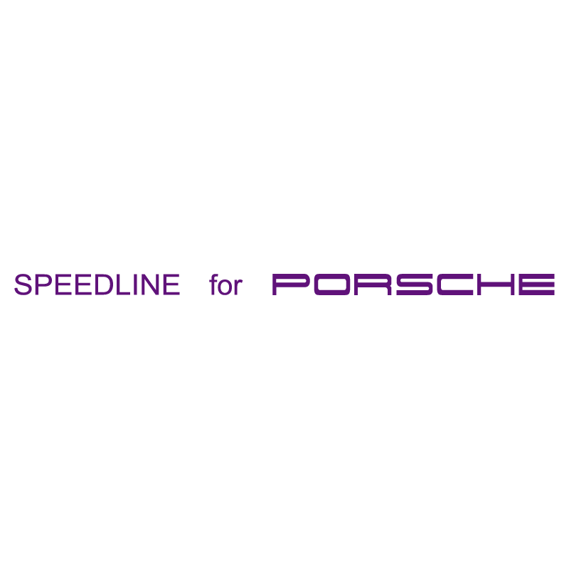 Sticker Jantes Speedline for Porsche en prune