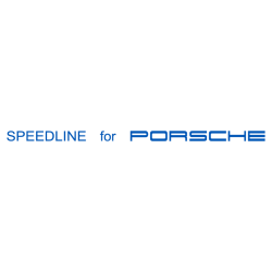 Sticker Jantes Speedline for Porsche en bleu
