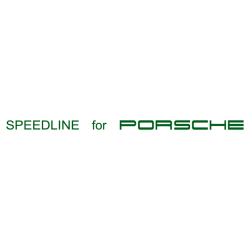 Sticker Jantes Speedline for Porsche en vert foncé