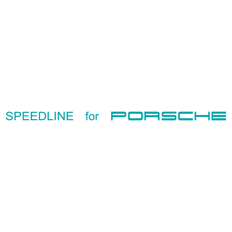 Sticker Jantes Speedline for Porsche en vert menthe