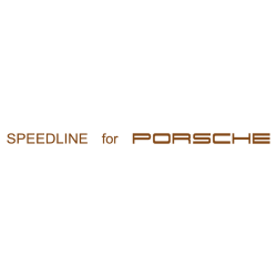 Sticker Jantes Speedline for Porsche en brun