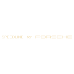 Sticker Jantes Speedline for Porsche en ivoire