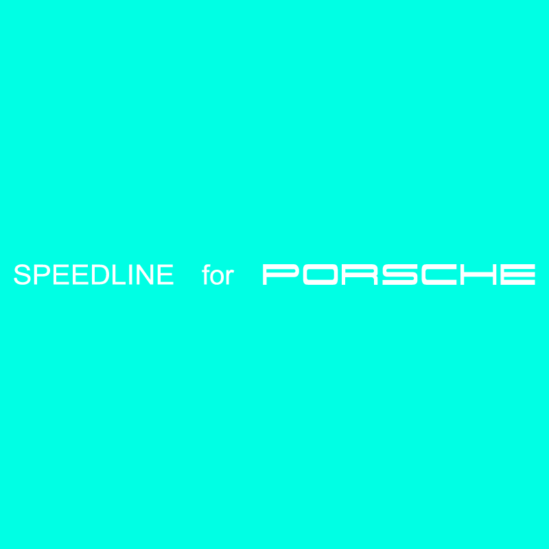 Sticker Jantes Speedline for Porsche en pochoir pour peinture