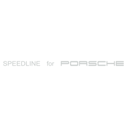 Sticker Jantes Speedline for Porsche en gris pâle