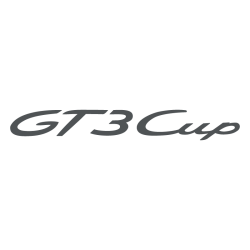Sticker Porsche GT3 Cup Logo en gris foncé
