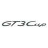 Sticker Porsche GT3 Cup Logo en gris foncé