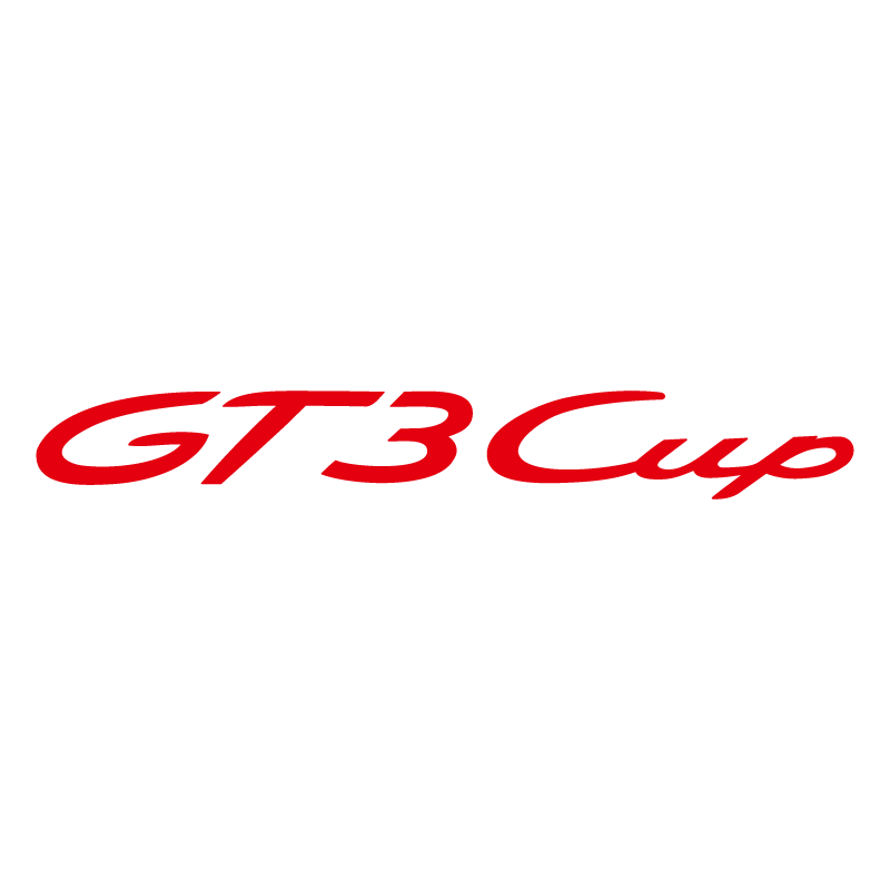 Sticker Porsche GT3 Cup Logo en rouge