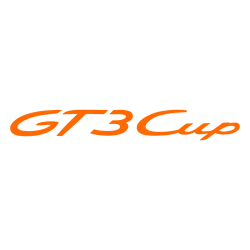 Sticker Porsche GT3 Cup Logo en orange