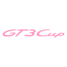 Sticker Porsche GT3 Cup Logo en rose