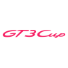 Sticker Porsche GT3 Cup Logo en fuchsia