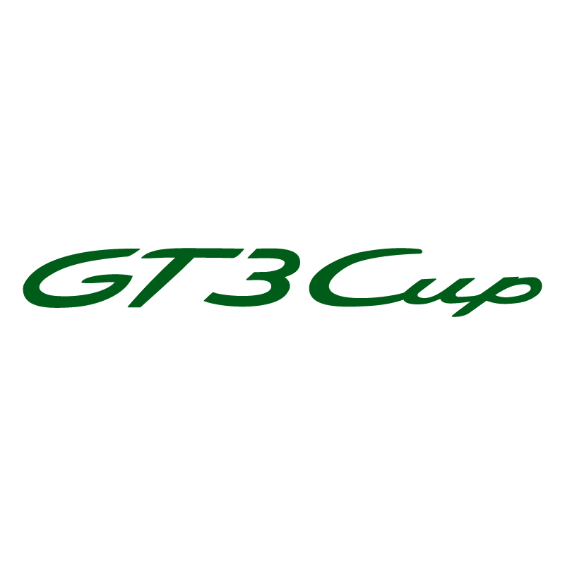 Sticker Porsche GT3 Cup Logo en vert foncé