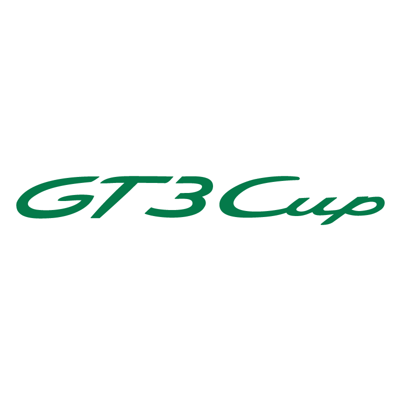 Sticker Porsche GT3 Cup Logo en vert