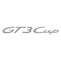Sticker Porsche GT3 Cup Logo en argent