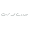 Sticker Porsche GT3 Cup Logo en gris pâle