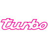 Sticker Porsche 911 Turbo Logo 1977 en rose fluo