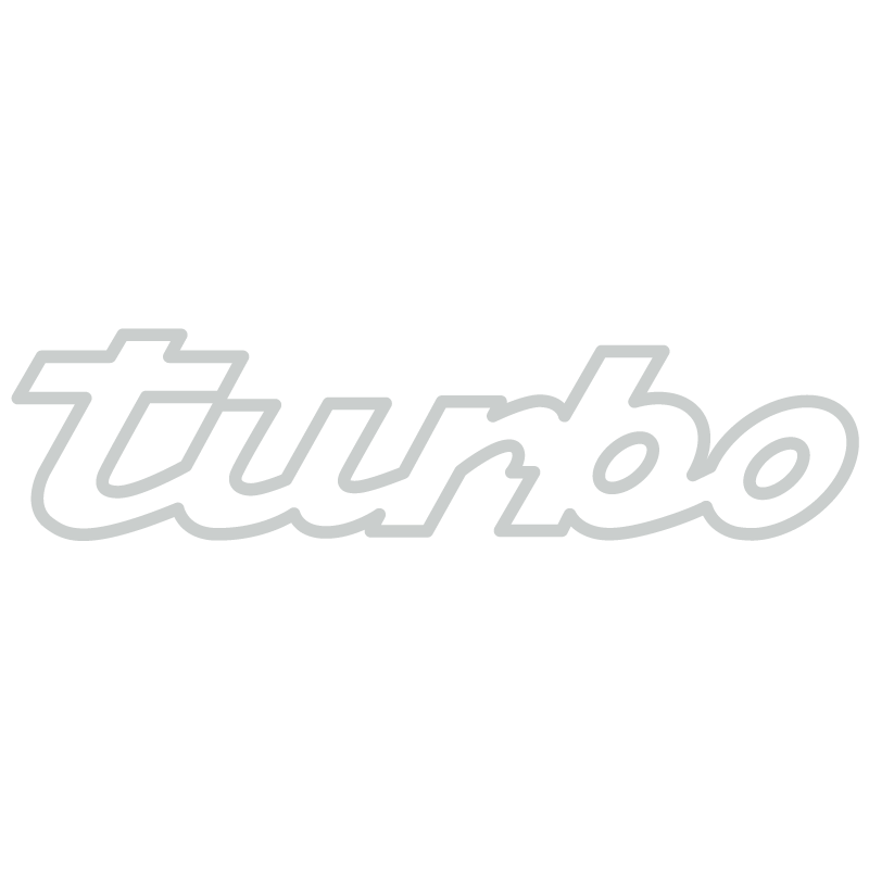 Sticker Porsche 911 Turbo Logo 1977 en gris pâle