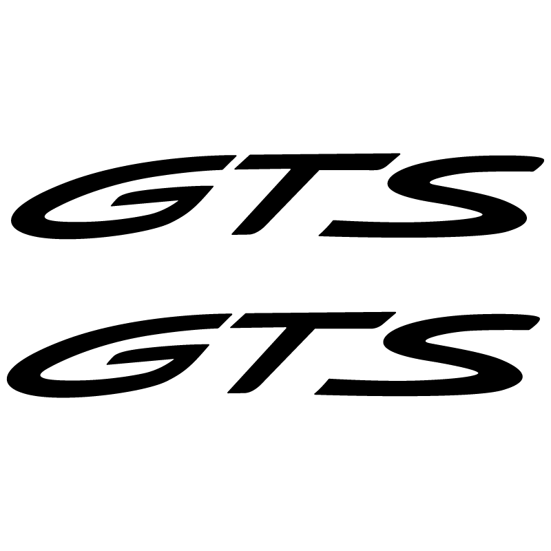 Kit Stickers Latéraux Porsche 911 GTS en noir