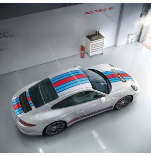 Porsche 911 Martini Racing Stripes Stickers Set