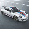 Porsche 911 Martini Racing Streifen Aufkleber Set