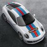 Kit Stickers Bandes Porsche 911 Martini Racing