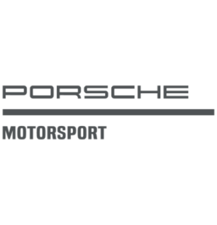 Sticker Porsche Motorsport en gris foncé