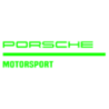 Sticker Porsche Motorsport en vert fluo