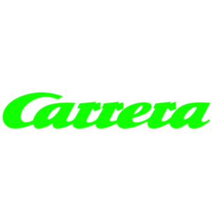Sticker Porsche Carrera Vintage Logo en vert fluo