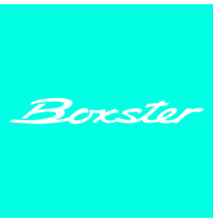 Sticker Porsche 718 Boxster Logo en pochoir pour peinture