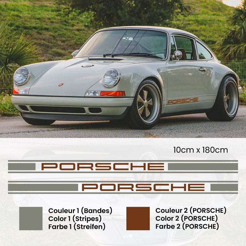 Kit Stickers Bandes Latérales Porsche 911 / 964