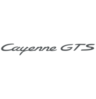 Sticker Porsche Cayenne GTS en gris foncé