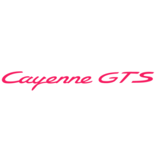 Sticker Porsche Cayenne GTS en fuchsia