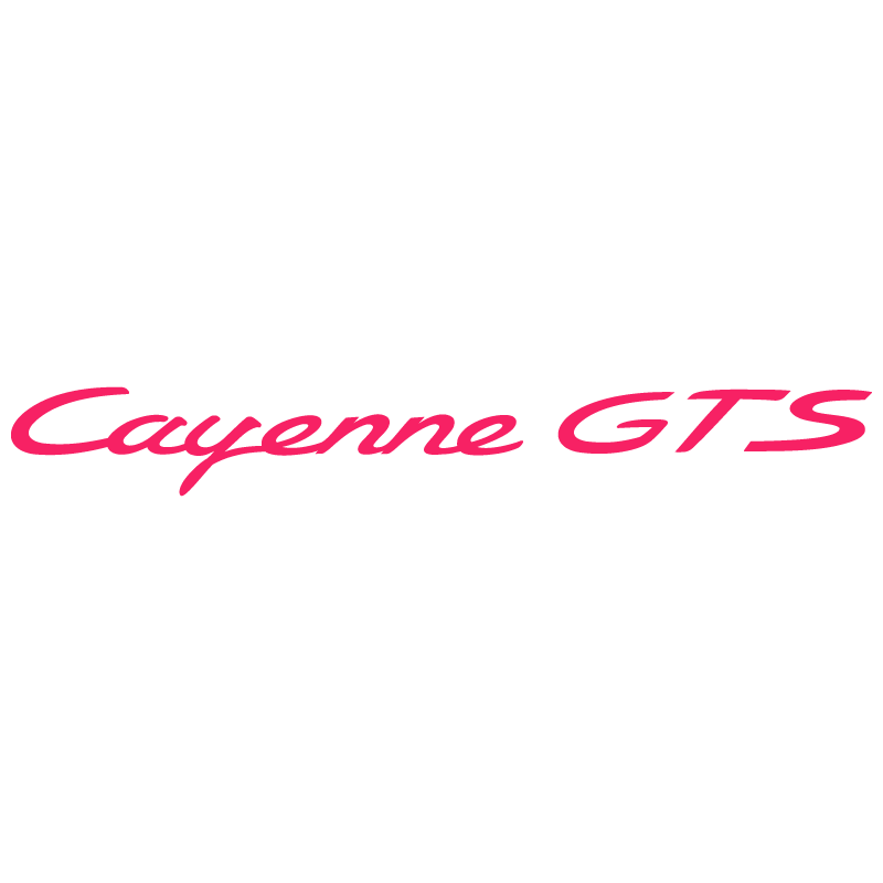 Sticker Porsche Cayenne GTS en fuchsia