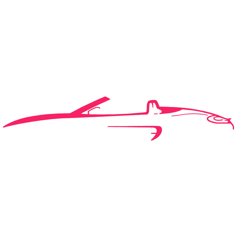 Sticker Porsche Motorsport en fuchsia