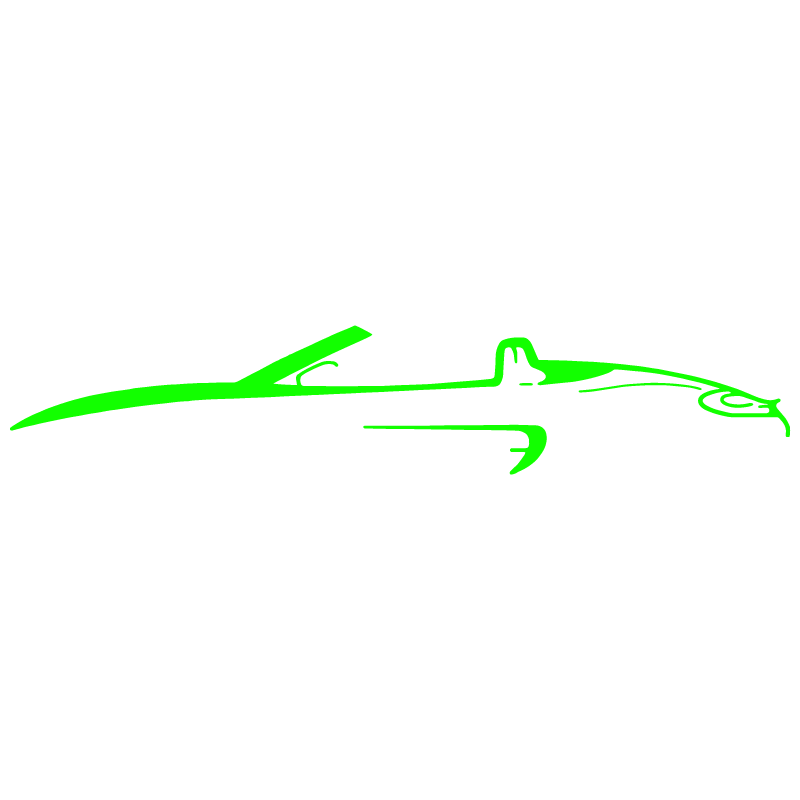 Sticker Porsche Motorsport en vert fluo