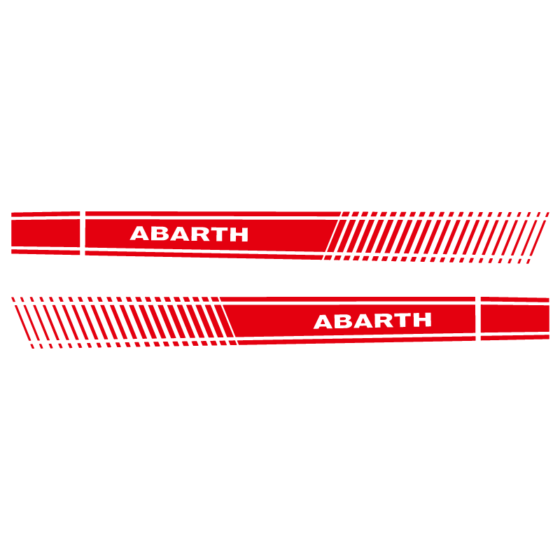 Kit Stickers Bandes Latérales Fiat Abarth Punto Evo